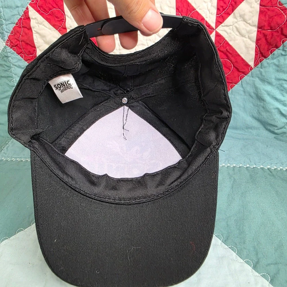 Sonic the Hedgehog Black Snapback Baseball Hat SEGA Concept One YOUTH OSFM